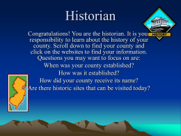 Historian - QuestGarden.com