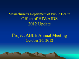 People Diagnosed with HIV Infection Within the