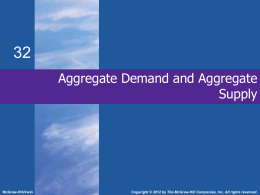 Aggregate Demand and Aggregate Supply