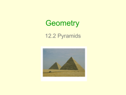 12.2 Pyramids