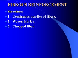 FIBROUS REINFORCEMENT Structure
