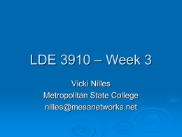 LDE 3910 – Week 3 - LinguisticallyDiverseSML