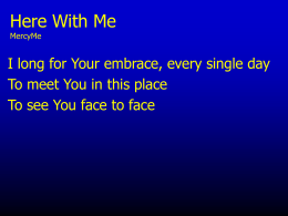 Your Grace Is Enough Chris Tomlin