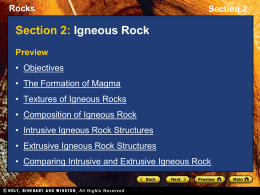 intrusive igneous rock