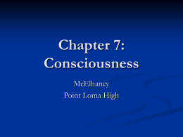 Chapter 7: Consciousness