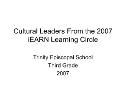 culturalLeaders - Learning Circles