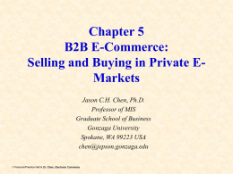 Chapter 3 Effects of IT on Strategy and Competition