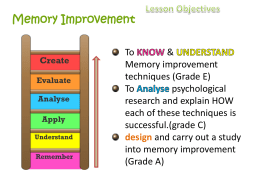 improving memory1