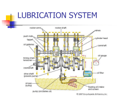 LUBRICATION SYSTEM - Wikispaces