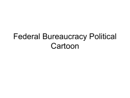 Federal Bureaucracy Political Cartoon