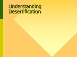 Understanding Desertification
