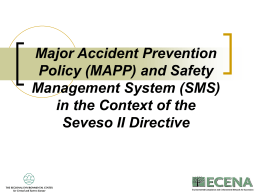 Major Accident Prevention Policy (MAPP)