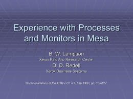 cs533 mesa presentation