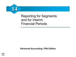 Standards of Financial Accounting and Reporting