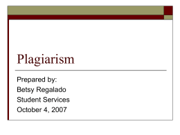 What to do if you suspect a student of plagiarism