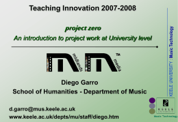 Project Zero - Presentation Slides