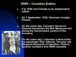 Unit 3 - Lesson 5 - Battles of WWII