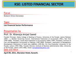 List Financial Secto.. - University of the Punjab