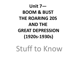 Unit 7 Study Guide
