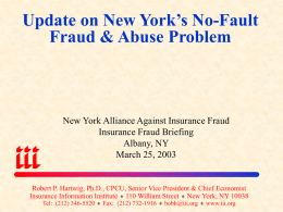 New York Other No-Fault States - Insurance Information Institute