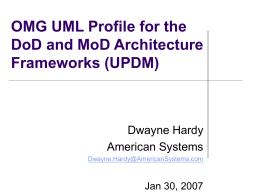 UPDM - Object Management Group
