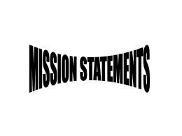 Mission Statement