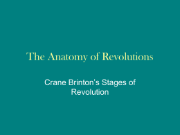 The Anatomy of Revolutions