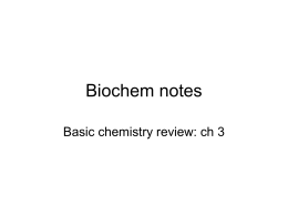 Biochem notes