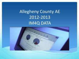 Allegheny2012-2013IM4Q DATA