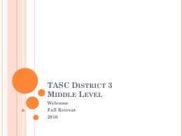File - TASC District 3 Middle Level