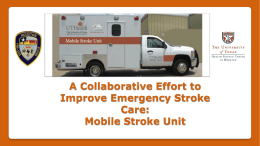Mobile Stroke Unit Overview