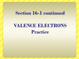 Carbon - C 2 nd Period = 2 shells 4 th Group = 4 valence electrons