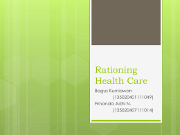 Rationing heatlh care indonesia
