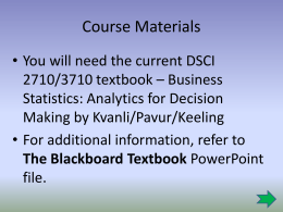 Course Materials