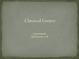 Classical Greece - My Teacher Site