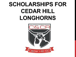 Scholarships CHHS