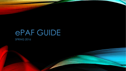 Epaf guide