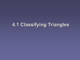 4.1 classifying triangles