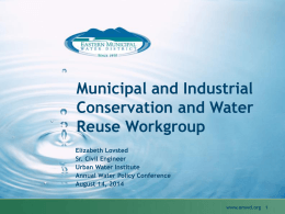 Elizabeth Lovsted - Urban Water Institute