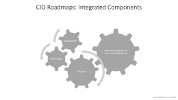 CIO Roadmaps