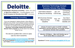 Deloitte Info Session Flyer