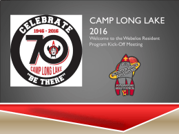 Camp Long Lake 2014 - Potawatomi Area Council