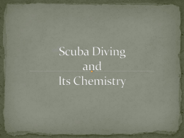 Scuba Diving and Its Chemistry