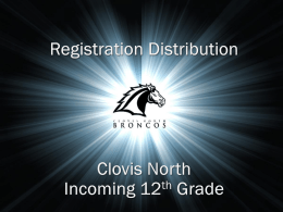 Slide 1 - Clovis North Educational Center