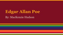 Edgar Allan Poe - MacKenzie Hudson
