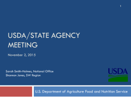 USDA/State agency meeting