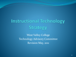 Instructional Technology Planning