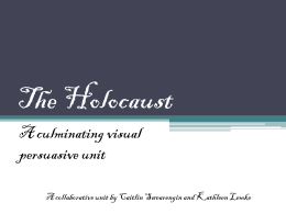 The Holocaust - Caitlin Swearengin