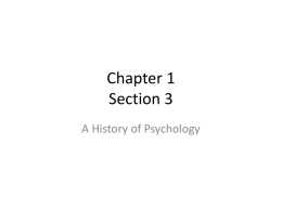 Click here for Psychology Chapter 1, Section 3