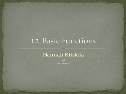 12 Basic Functions